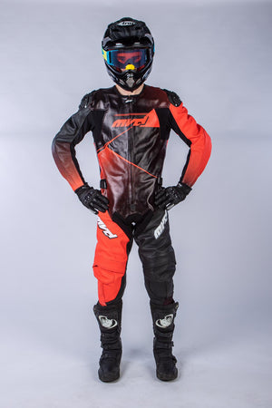 MVD Racewear Excelerator Supermoto Race Suit Red